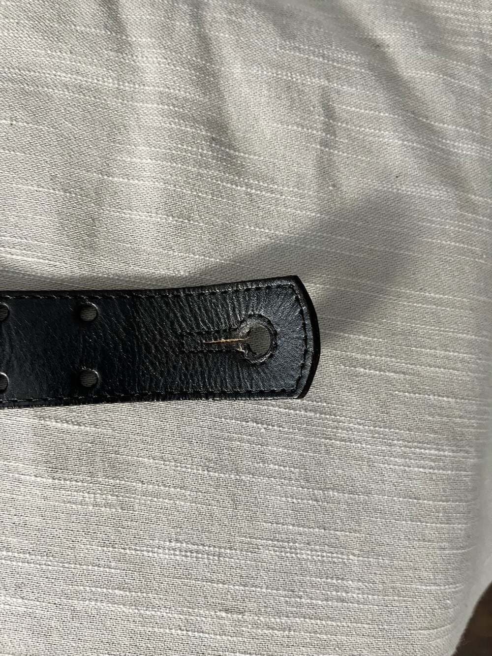 RightOn! Straps Leathercraft Blackguard Tooled Leather Guitar Strap - Picture 5 of 7
